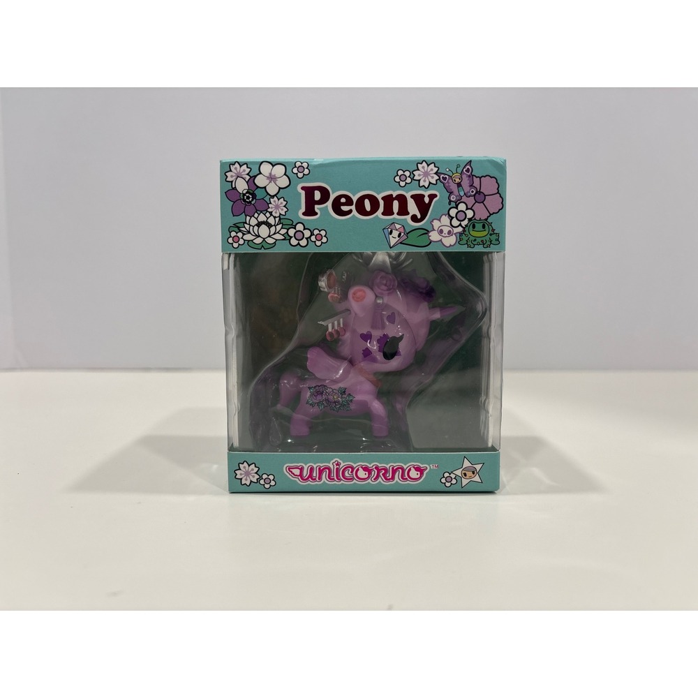 Tokidoki Unicorno Flower Power Peony Purple Vinyl Figure TDTFPWUN04